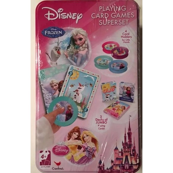 Cardinal Games Disney Frozen Card Game Set In Tin Poshmark
